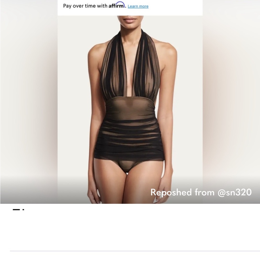 Elegant Black Halter Top